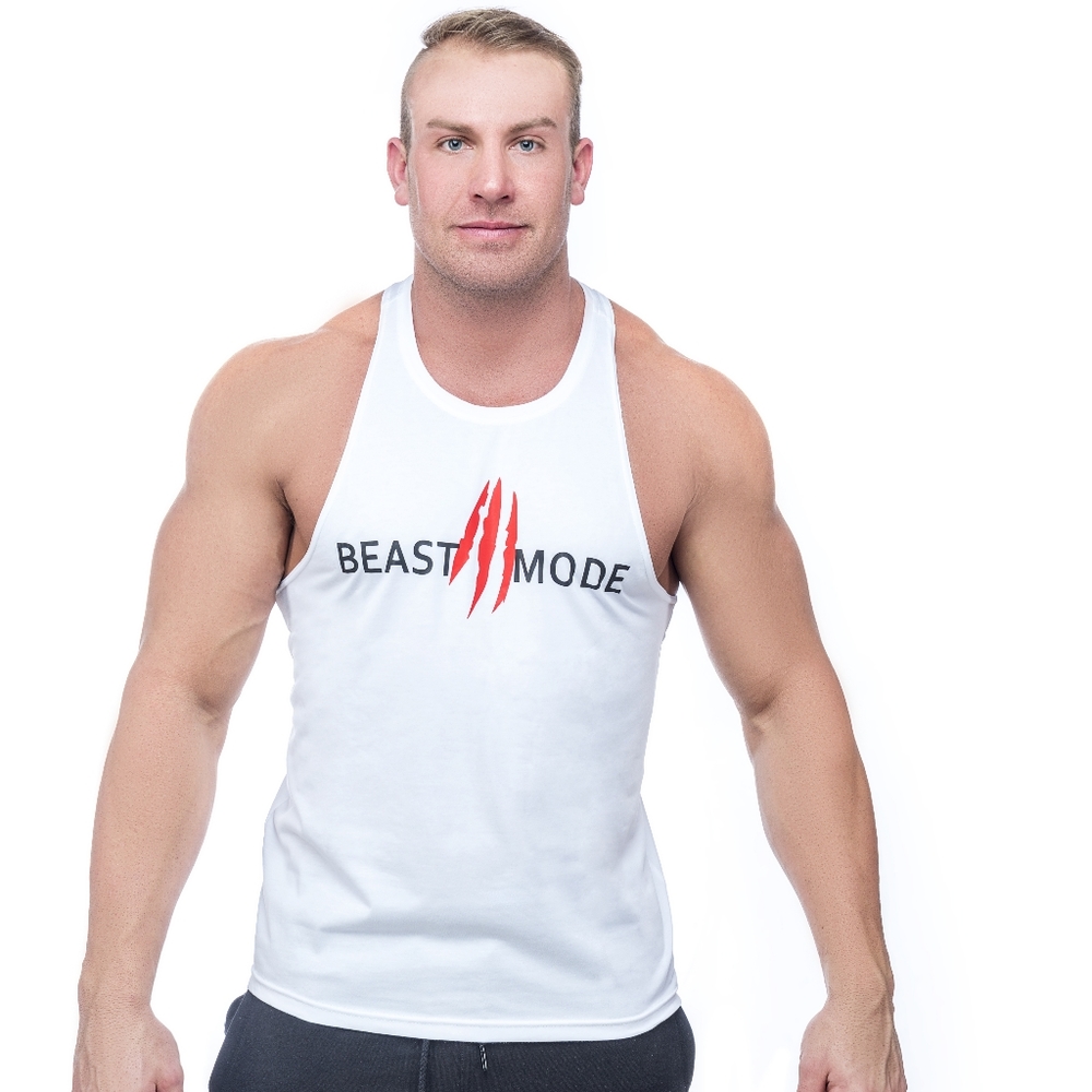 💪Beast Mode gym stringer NWT